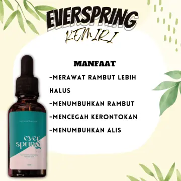 Penumbuh & Perawatan Rambut Rontok Everspring Original Tanpa Bahan Kimia  Bonus Alat Pakai