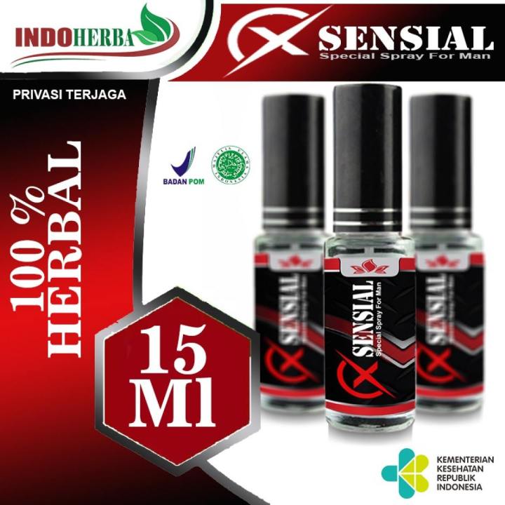 Seven Obat Herbal Kuat Sekali Semprot Herbal X Sensial Spray X Sensial