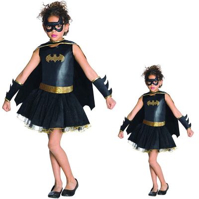 ชุดคอสเพลย์เด็กผู้หญิงตัวเล็กสีดำ2021ชุดแฟนซีชุดแบทสำหรับเด็กเครื่องแต่งกายวันฮาโลวีนของขวัญปีใหม่