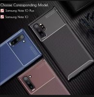Googlehitech Samsung Galaxy Note10 Plus, Samsung Galaxy Note10+Plus (พร้อมส่งจากไทย) Texture เคสคาร์บอนไฟเบอร์แท้ฝาหลัง Back Cover