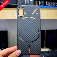 BNVBNCVBNXFBDRFH YTF-Carbon เคสคาร์บอนไฟเบอร์แท้สำหรับไม่มีอะไร Phone1เคสบางเฉียบป้องกันการหล่นของเส้นใยอะรามิดเคสแข็งธุรกิจไม่มีอะไรโทรศัพท์1