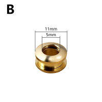 Wyoutong 1ชิ้น Grommets รองเท้าด้วยเครื่องซักผ้าตาไก่หนังทองเหลืองสกรูหัวเข็มขัดกระเป๋าอุปกรณ์เสริมแข็งกางเกงยีนส์ตกแต่งเสื้อผ้า