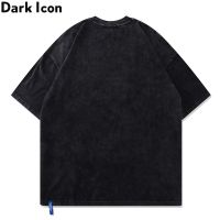 เสื้อยืดคอก ลมแขนสั้นพิมพ์ลาย Dark Icon Rapper สําหรับผู้ชาย