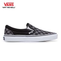 VANS รองเท้า Classic Slip On Black/Pewter Checkerboard [VN000EYEBPJ] (Core Classic)