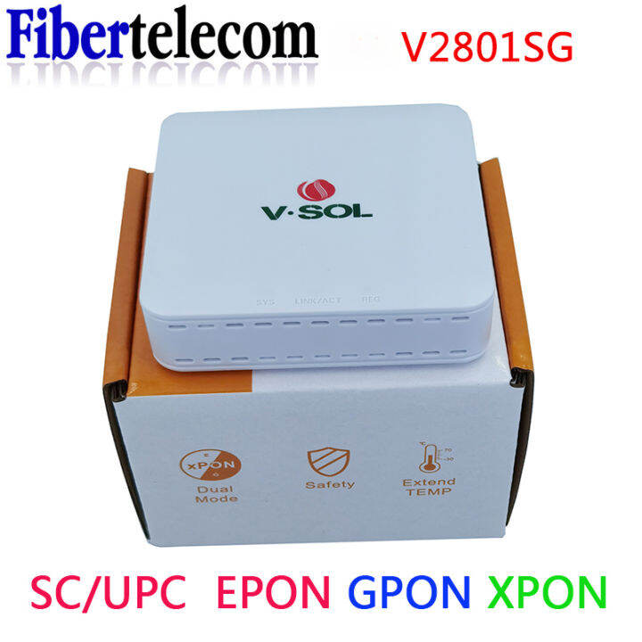 VSOL ONT VS2801SG GPON Epon XPON FTTH Onu Modem 1GE terminal PPPOE ZTE chip VS2801SE Bridge