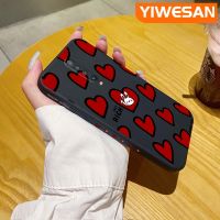 YIWESAN เคสสำหรับ Xiaomi MI X2 POCO F2 POCO Redmi เคส K30ขอให้โชคดีรูปแบบหัวใจรักสีแดงสวยงามบางดีไซน์ใหม่เคสโทรศัพท์เคสนิ่มป้องกันขอบสี่เหลี่ยมเคสปลอกซิลิโคนกันกระแทก