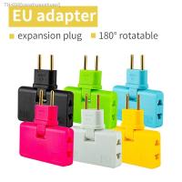 ∈☊♘ Creative European Regulation 1 In 3 Convenient Rotary Plug Germany France Russia Spain Travel Lightweight Universal EU Adapters