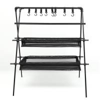 Cookware Hanging Rack Foldable for Campfire Outdoor Picnic Camping Hiking