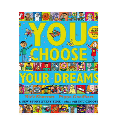 Original English picture book you choose your dreams extraordinary imagination large format imagination cultivation Nick sharratt