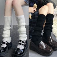 ถุงเท้า ♩【ส่งจากไทย】ถุงเท้าผ้าถักญี่ปุ่น สนับเข่า ถุงเท้าขานักเรียนเกาหลี ชุด Lolita JK ถุงเท้าขายาว♨