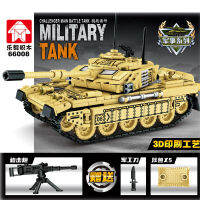 ProudNada Toys ตัวต่อเลโก้ เลโก้ รถถัง ทหาร LEYI MILITARY TANK CHALLENGER MAIN BATTLE TANK 536+ PCS 66008