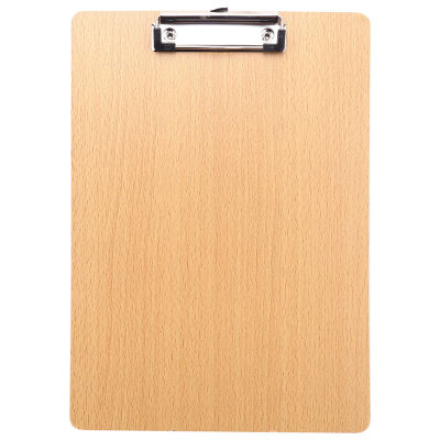 A4 Size Wooden Clipboard Clip Board Office School Stationery With Hanging Hole File Folder Stationary Board Hard Board Writing Plate Clip