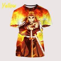 Summer Unique New Fashion Demon Slayer t-shirt 3D Print Mens and womne Round Neck Short Sleeve T-shirt