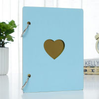 6 Inch Love Heart Gifts Travel Baby Growth Wooden Cover Anniversary Commemorative Scrapbook Decor DIY Craft Photo Album