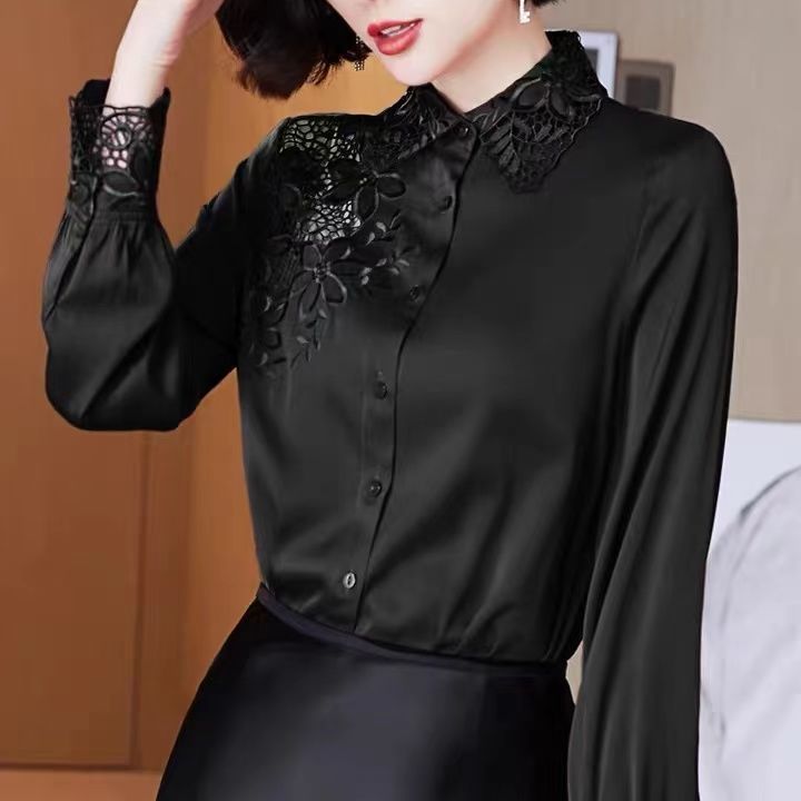 imitation-silk-shirt-women-spring-and-autumn-imitation-mulberry-silk-embroidery-hollow-slim-long-sleeved-top-casual