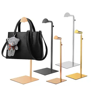 Pack of 2 Pieces 6 Pockets Purse Holder Fabric Stand Handbag Holder Wall Handbag  Hanger Stand
