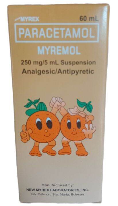 Myremol 250mg syrup for kids | Lazada PH