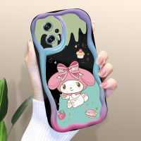 Casing Ponsel สำหรับ Xiaomi Redmi Note 11S Note 11S Note 11T Pro Note 11T Pro + Xiaomi Poco X4 GT เคสเนื้อครีมเมโลดี้น่ารักขอบลอนเคสโทรศัพท์เคสซิลิโคนแบบนิ่ม