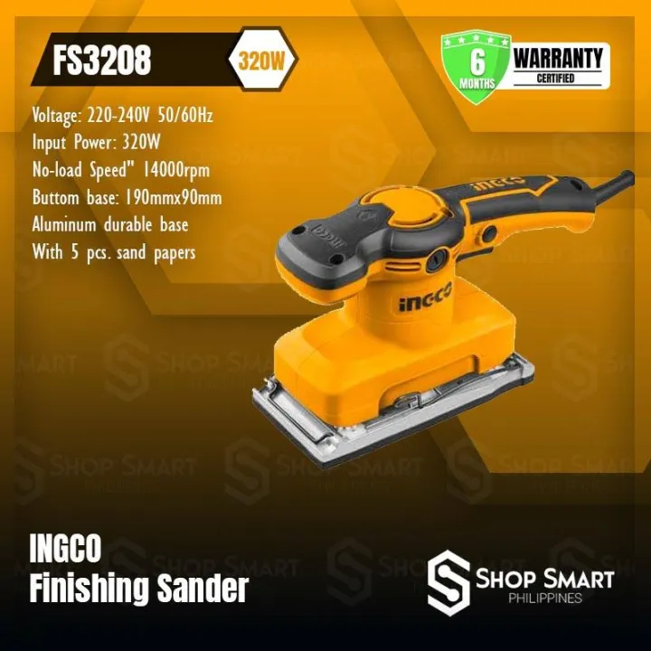 Ingco Finishing Sander W Fs Lazada Ph