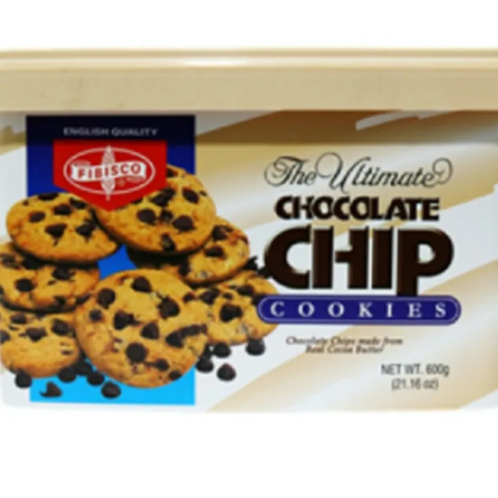 Fibisco The Ultimate Chocolate Chip Cookies | 600g Tin | Lazada PH