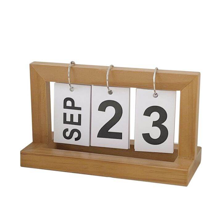 cod-2022-desk-calendar-ins-style-wooden-page-flip-2023-perpetual-desktop-decoration