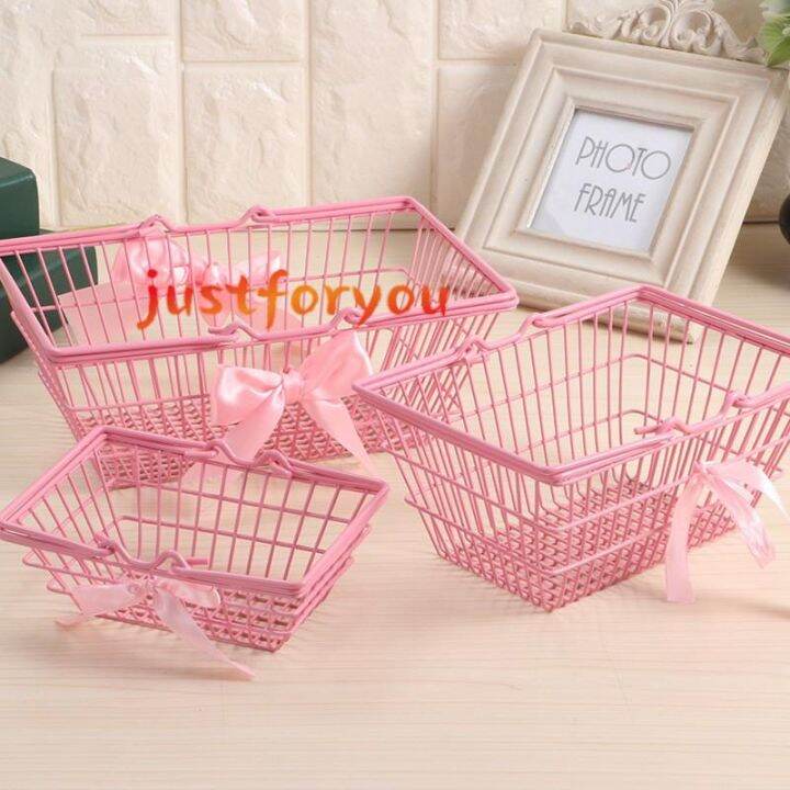 storage-mini-basket-cosmetics-desktop-pink-organizer-girl-container-accessories-cosmetic-supplies