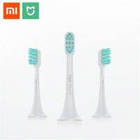 Xiaomi Mijia หัวแปรงสีฟันไฟฟ้าอัลตราโซนิกสำหรับเปลี่ยนหัวแปรงฟันเสียงความหนาแน่นสูงไวท์เทนนิ่งเจลสำหรับฟัน3ชิ้น