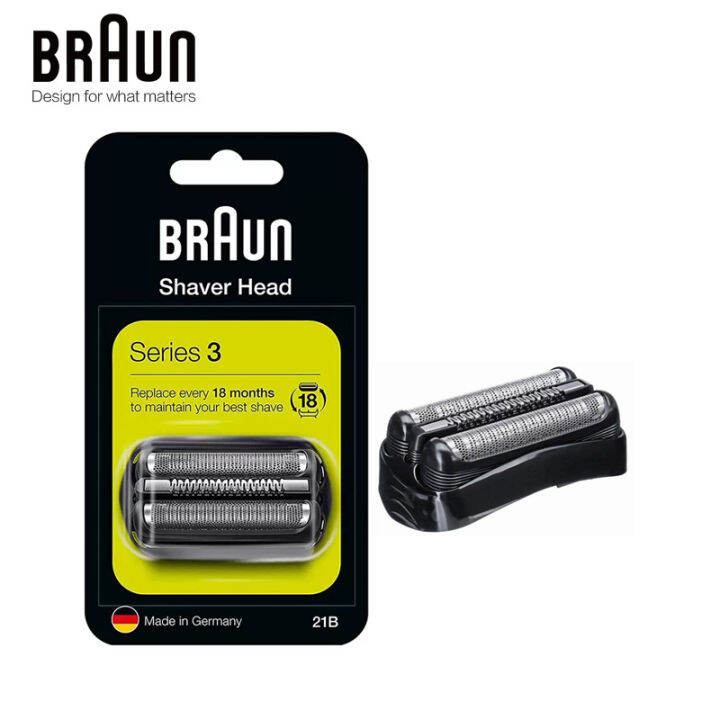 Braun Electric Razor Blade 21B Shaver Head Replace Refill for Series 3