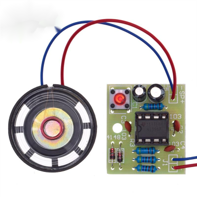 2PCS NE555 Doorbell Suite การผลิตอิเล็กทรอนิกส์ Doorbell Suite DIY ชุด Ding Dong Doorbell PCB Welding Laboratory