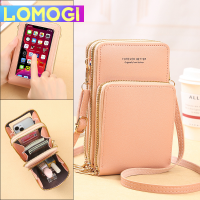 LOMOGI สีทึบอเนกประสงค์สไตล์ความจุขนาดใหญ่ที่เรียบง่ายกระเป๋าเล็กแมสเซ็นเจอร์สะพายไหล่เดียว