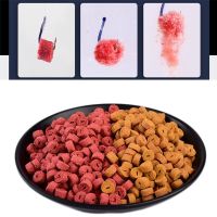 100Pcs/Bag 25g Shrimp Flavor Hollow Real Bait Slow Dissolving Live Bait Particle Boilie Pellet Hook Up Lure Carp Fishing Tackle