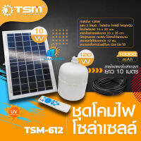 TSM-612 หลอดไฟตุ้มโซล่าเซลล์ ชาร์จ USB พกพาได้ ไฟฉุกเฉิน ไฟสำรอง ใช้นอกสถานที่ได้ หลอดไฟรักษ์โลก ประหยัดไฟ รับประกันทุกชิ้น