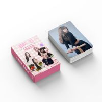 55PCS/set BLACKPINK lomo BPTG JISOO ROSE LISA JENNIE card postcard collection card Individual Star Card