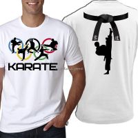 แฟชั่นร้อนใหม่คาราเต้เสื้อยืด Martial Art ชายเต็มขนาดเสื้อยืด