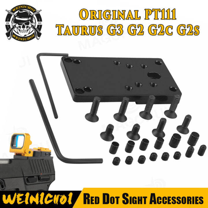 WNC Taurus Original G3 G2 G2c G2s PT111 Rear Sight Plate Base Mount Fit