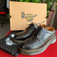 TOP☆Dr.Martens 3989 SMOOTH BROGUE SHOES Brogue Leather Oxford Shoes VINTAGE  BROGUE Shoes Size 35-46