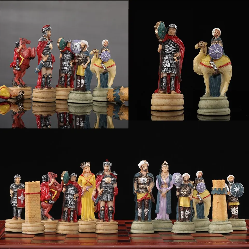 Samurai Historical Figures Theme Chess Painted Chess Piece Skin Board Go Chess  Set Luxury Table Game Toy Gift Checkers - Temu