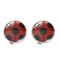 【YF】 New Arrival Insects Cartoon Clip Earrings Glass Kids for Women Cute Jewelry No Pierced Gifts