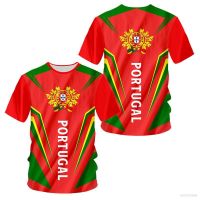 Ys2 เสื้อยืดลําลอง แขนสั้น คอกลม พิมพ์ลาย World Cup Portugal Jersey Fans พลัสไซซ์ SY2