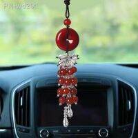 Pendentifs de voiture en cristal ornements créatifs courageux miroir de voiture bénédiction