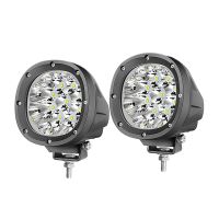 Round LED Fog Light, 2PCS 4Inch 90W Offroad Spot Light for Trucks White Spot Beam Light Super Bright LED Fog Lights