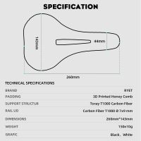 อานจักรยานพิมพ์ลาย3D คาร์บอน,เบาะรองที่นั่งจักรยานน้ำหนักเบาพิเศษสำหรับผู้ชายผู้หญิงอานม้าถนนเอ็มทีบีภูเขากรวดอะไหล่จักรยาน