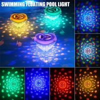 Color Changing Swimming Pool Light Submersible Floating RGB LED Underwater Disco Waterproof For Baby Bath Party Outdoor Pond