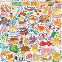 【LZ】❀  50PCS Cartoon Food Sticker Laptop Luggage Notebook Scrapbook Cute Waterproof Graffiti Decor Decal Toy Children Birthday Gift