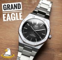 นาฬิกาอิเกิ้ล ของแท้ Grand Eagle Watch นาฬิกาข้อมือ รุ่นAE8039G นาฬิกาคู่รัก นาฬิกาอีเกิ้ลAP สายเหล็ก กันน้ำได้ RC827