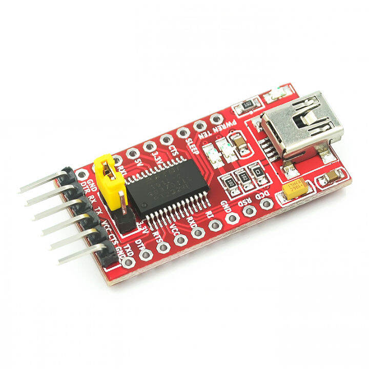 FT232RL USB FTDI 3.3V 5.5V โมดูลอะแดปเตอร์อนุกรมเพื่อ TTL สำหรับพอร์ต ...