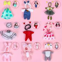 16cm Bjd OB11 Doll Fashion Clothes Dress 1/8 Accessories Suit Dress up For Girls Toy Gift