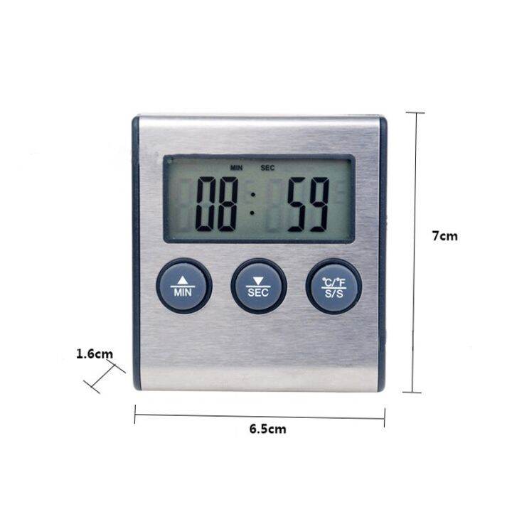 Digital Meat Thermometer Temperature Gauge for Grilling Food Cooking