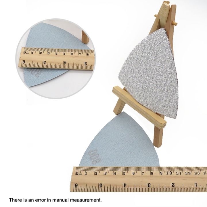 90x90x90mm-triangle-hook-loop-flocking-dry-white-sandpaper-60-1000-grit-self-adhesive-angle-grinder-triangular-sanding