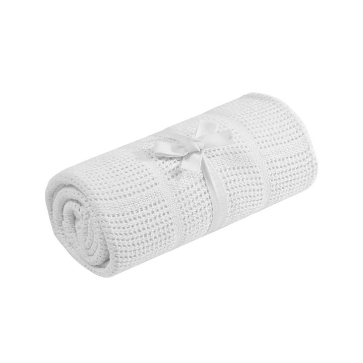 ผ้าห่มเด็ก-mothercare-cot-or-cot-bed-cellular-cotton-blanket-white-x3714